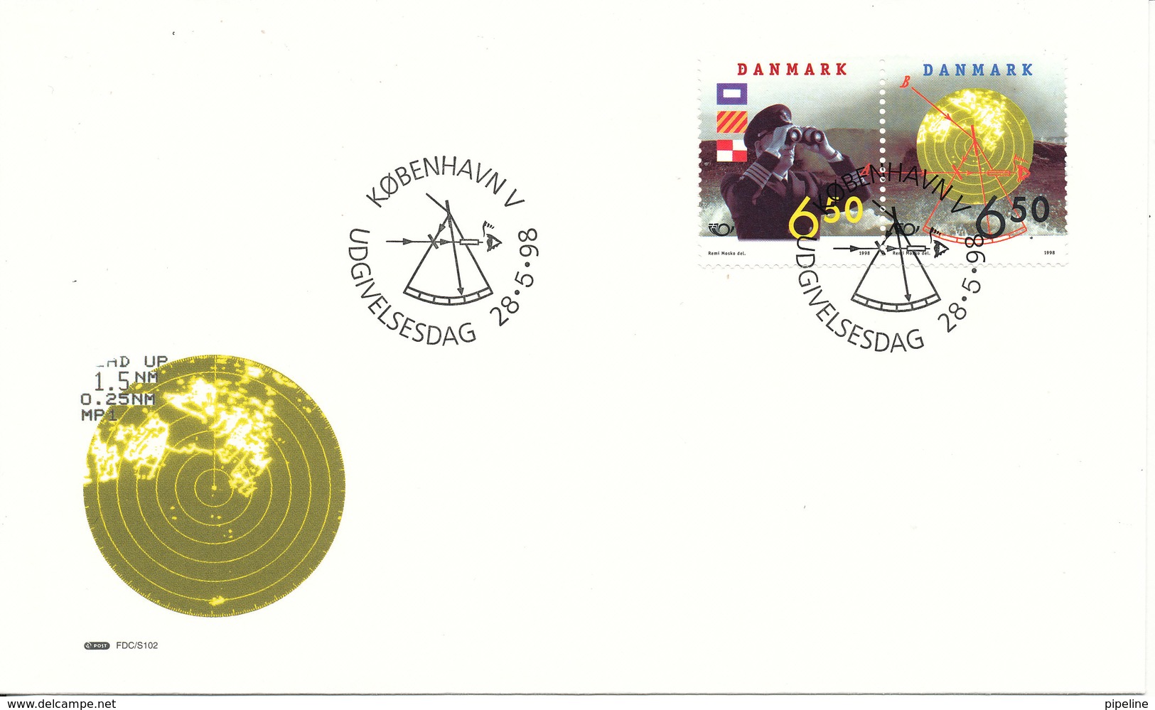 Denmark FDC 28-5-1998 Nordic Complete Set Of 2 With Cachet - FDC