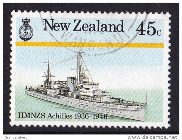 New Zealand 1985 Naval History 45c Achilles Used - Usati