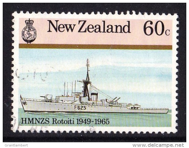 New Zealand 1985 Naval History 60c Rotoiti Used - Usados