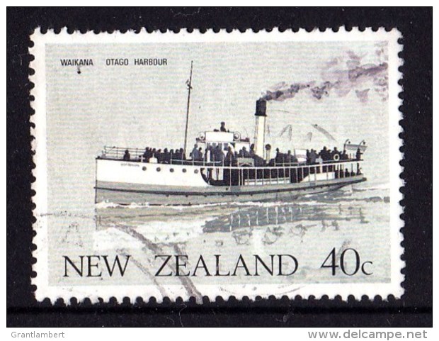 New Zealand 1984 Ferry Boats 40c Waikana Used - Gebruikt