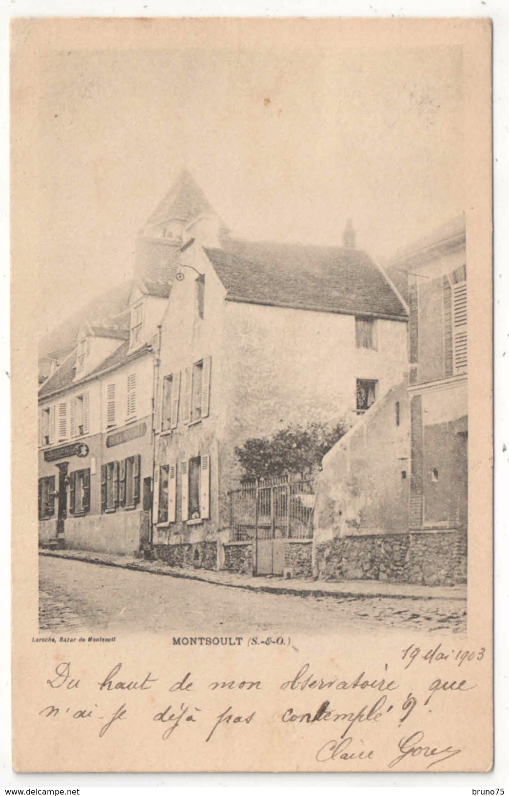 95 - MONTSOULT - Rue - Laroche - 1903 - Montsoult