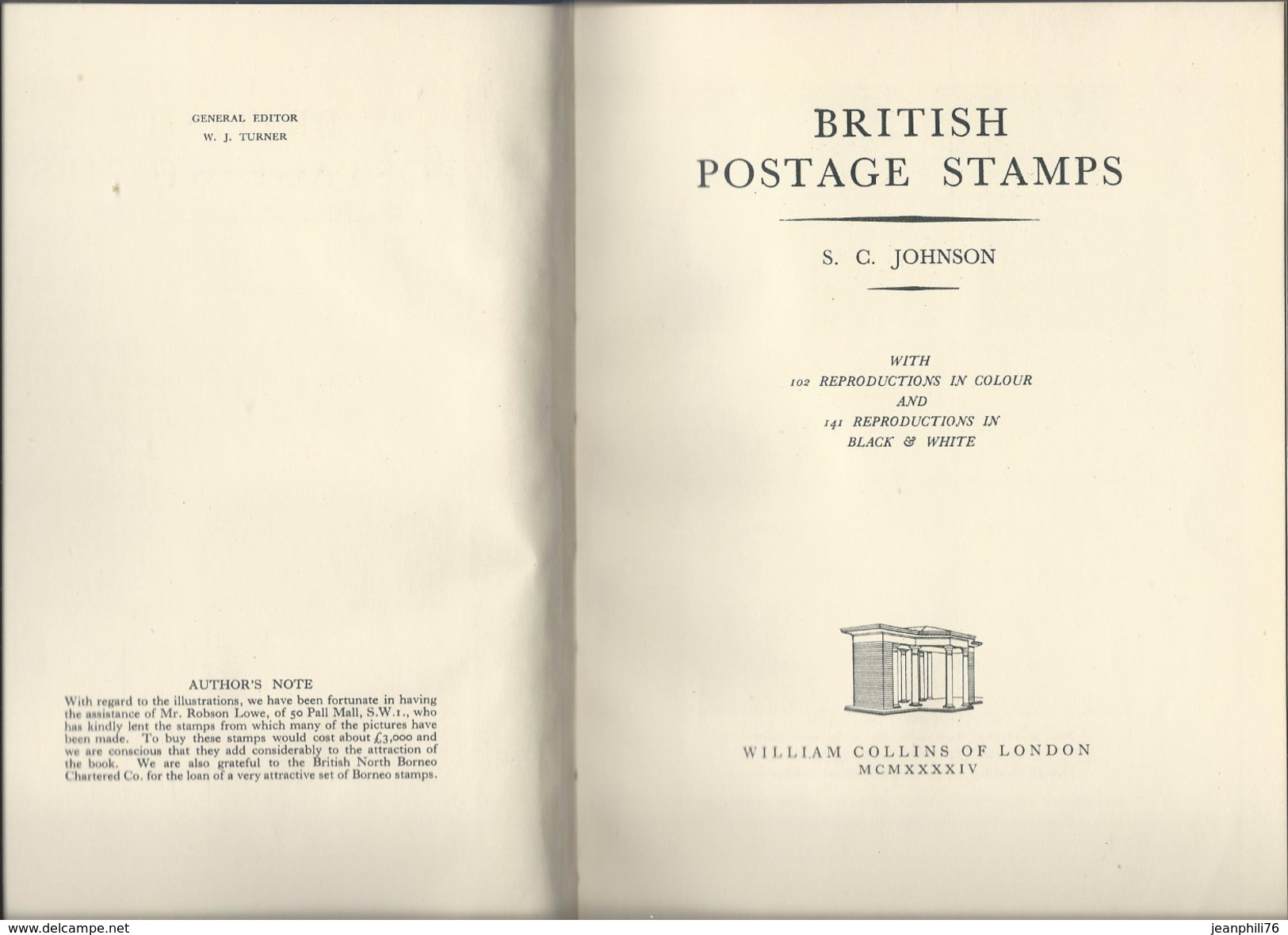 British Postage Stamps  S.C. Johnson 1944 48pages - Other & Unclassified