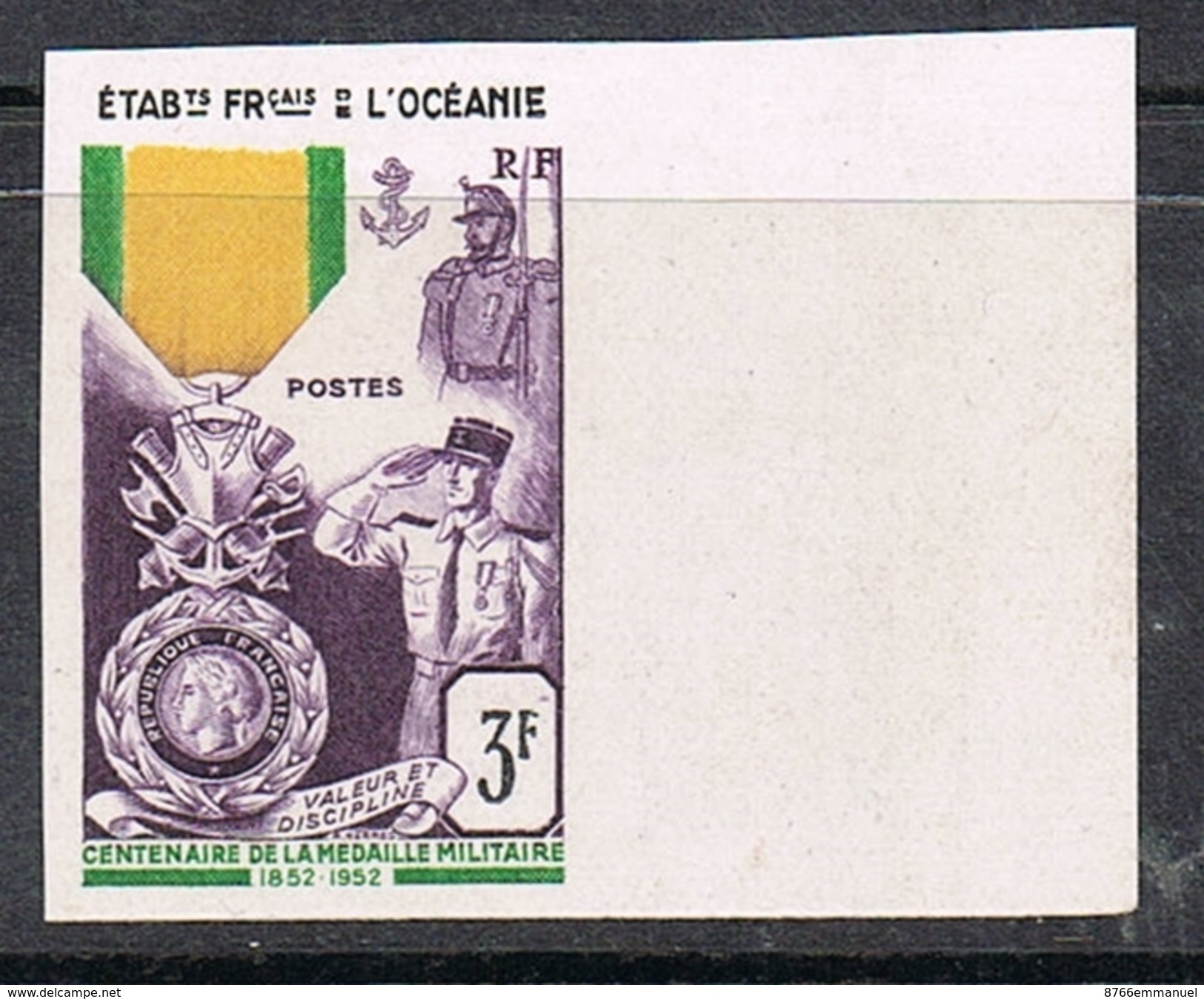 OCEANIE N°202 N*  Variété Timbre Non-dentelé - Nuovi