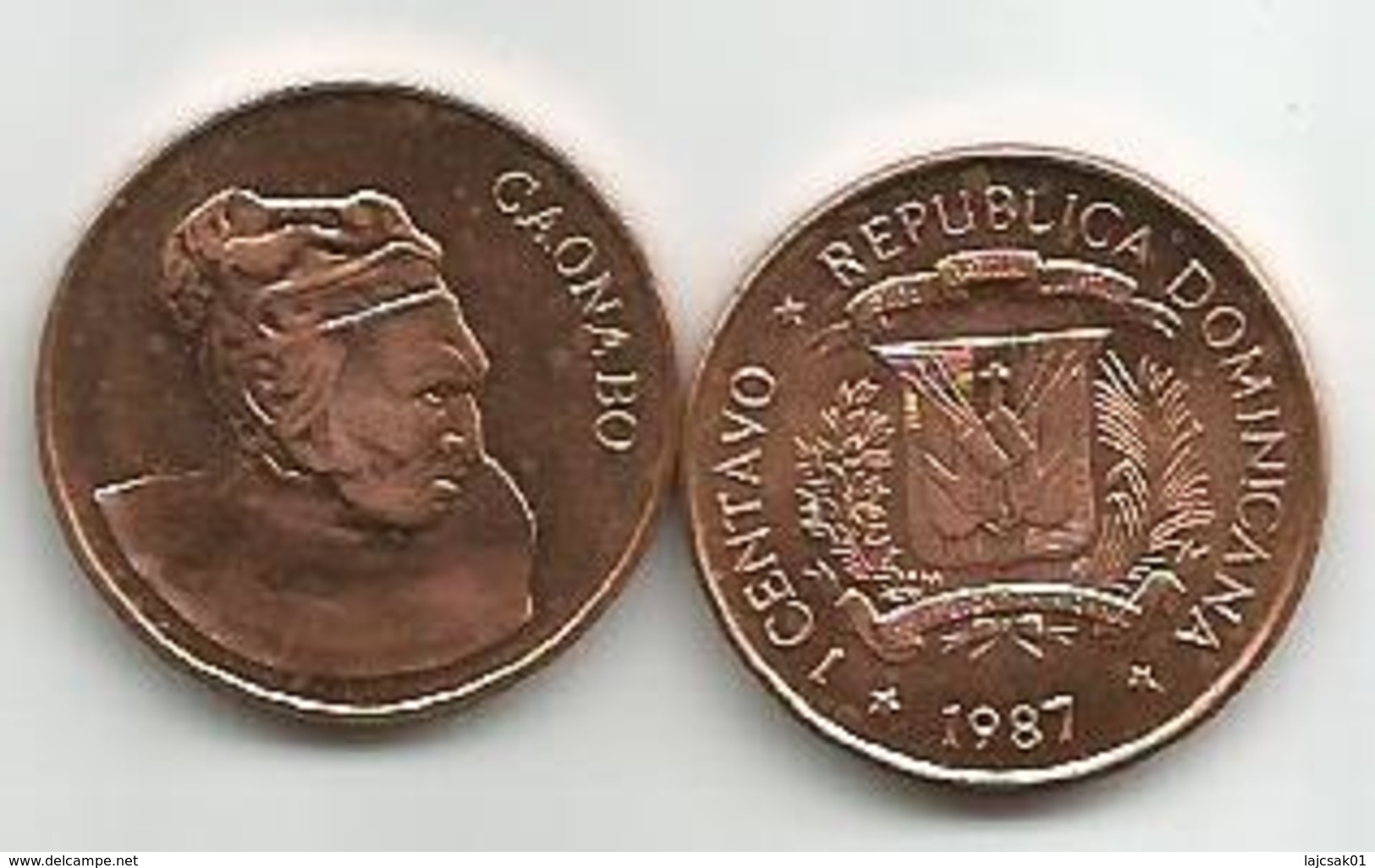 Dominicana 1  Centavo 1987. KM#64 - Dominicana