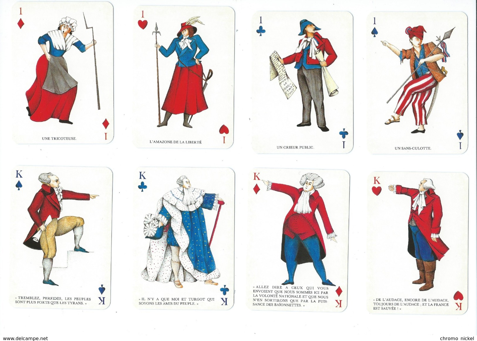 La Révolution Française  Jeu De 52 Cartes + 2 Jokers Neuf Avec La Boîte  Voir 4 Scans - Other & Unclassified