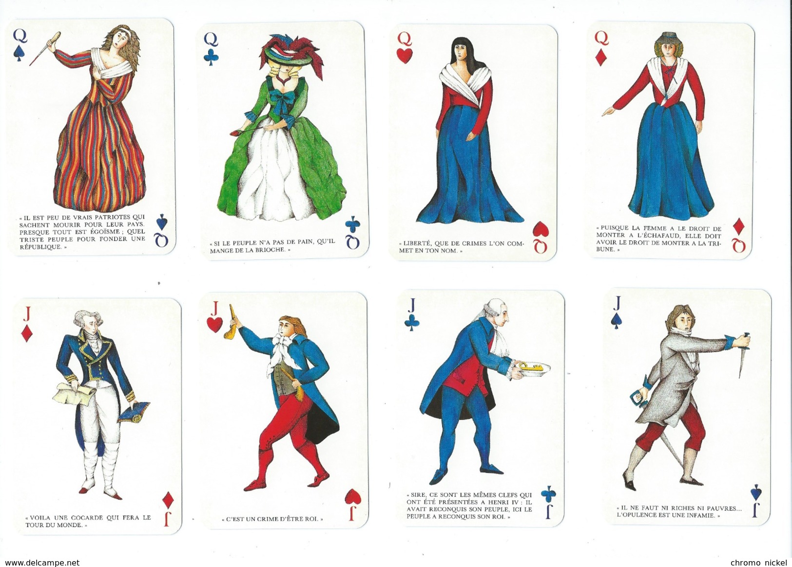 La Révolution Française  Jeu De 52 Cartes + 2 Jokers Neuf Avec La Boîte  Voir 4 Scans - Autres & Non Classés