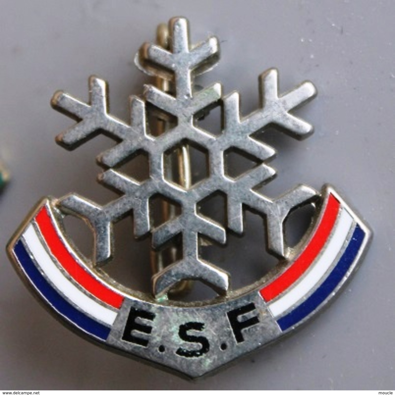 BADGE - E.S.F. - FLOCON DE NEIGE - SIGNE DECAT PARIS - Invierno