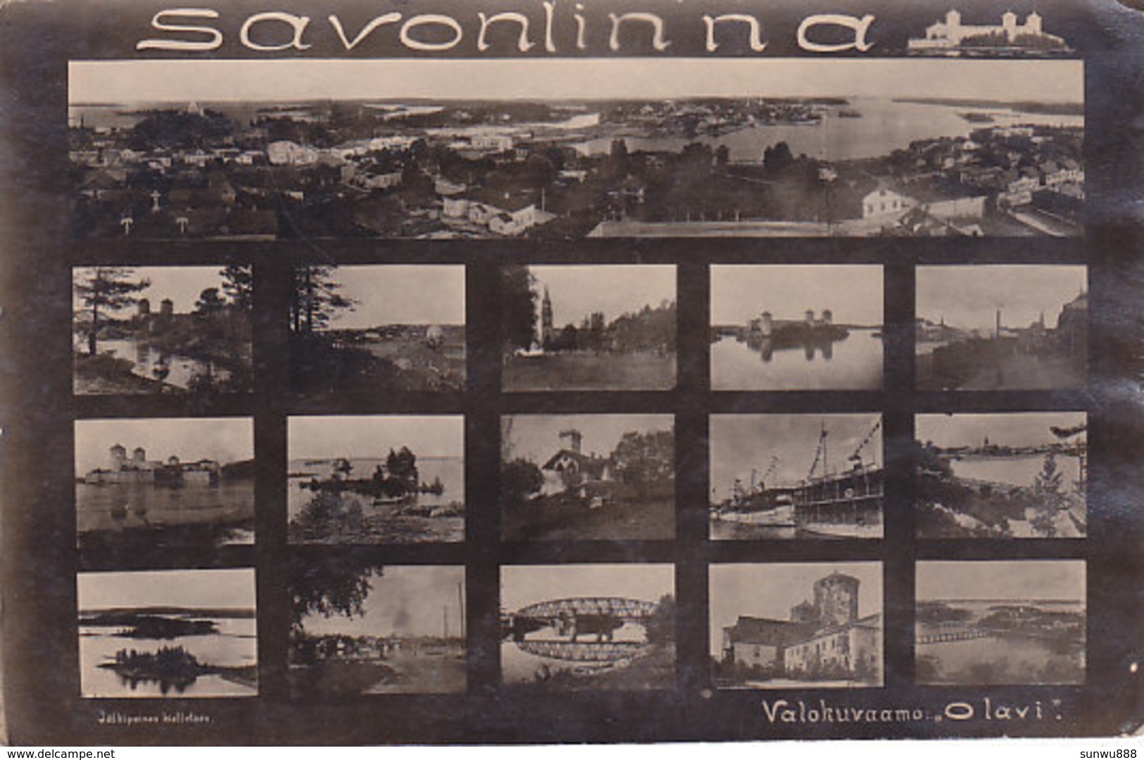 Suomi - Savonlinna - Multiviews 1922 - Finnland