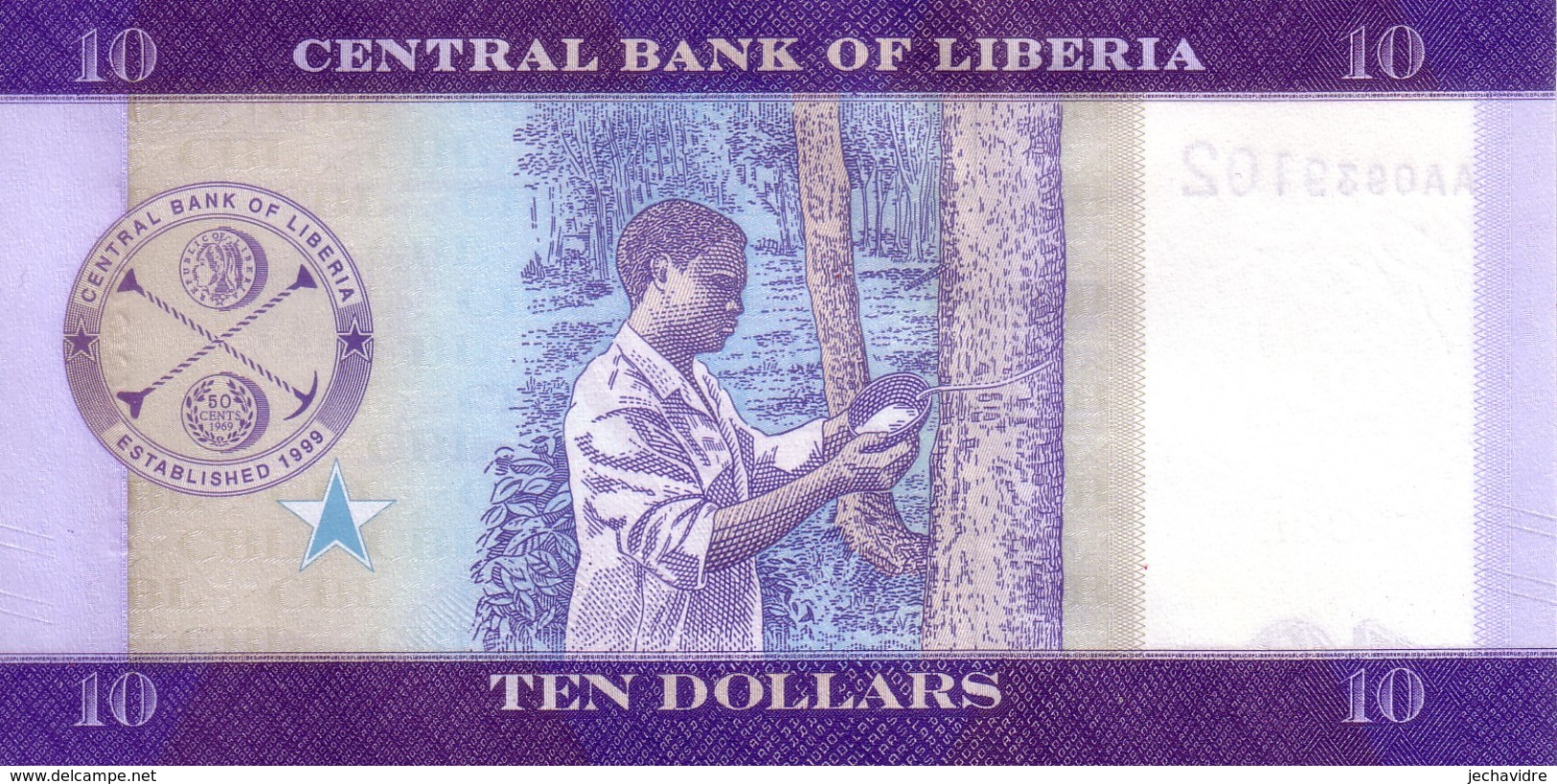 LIBERIA   10 Dollars  Emission De 2016    ***** BILLET  NEUF ***** - Liberia