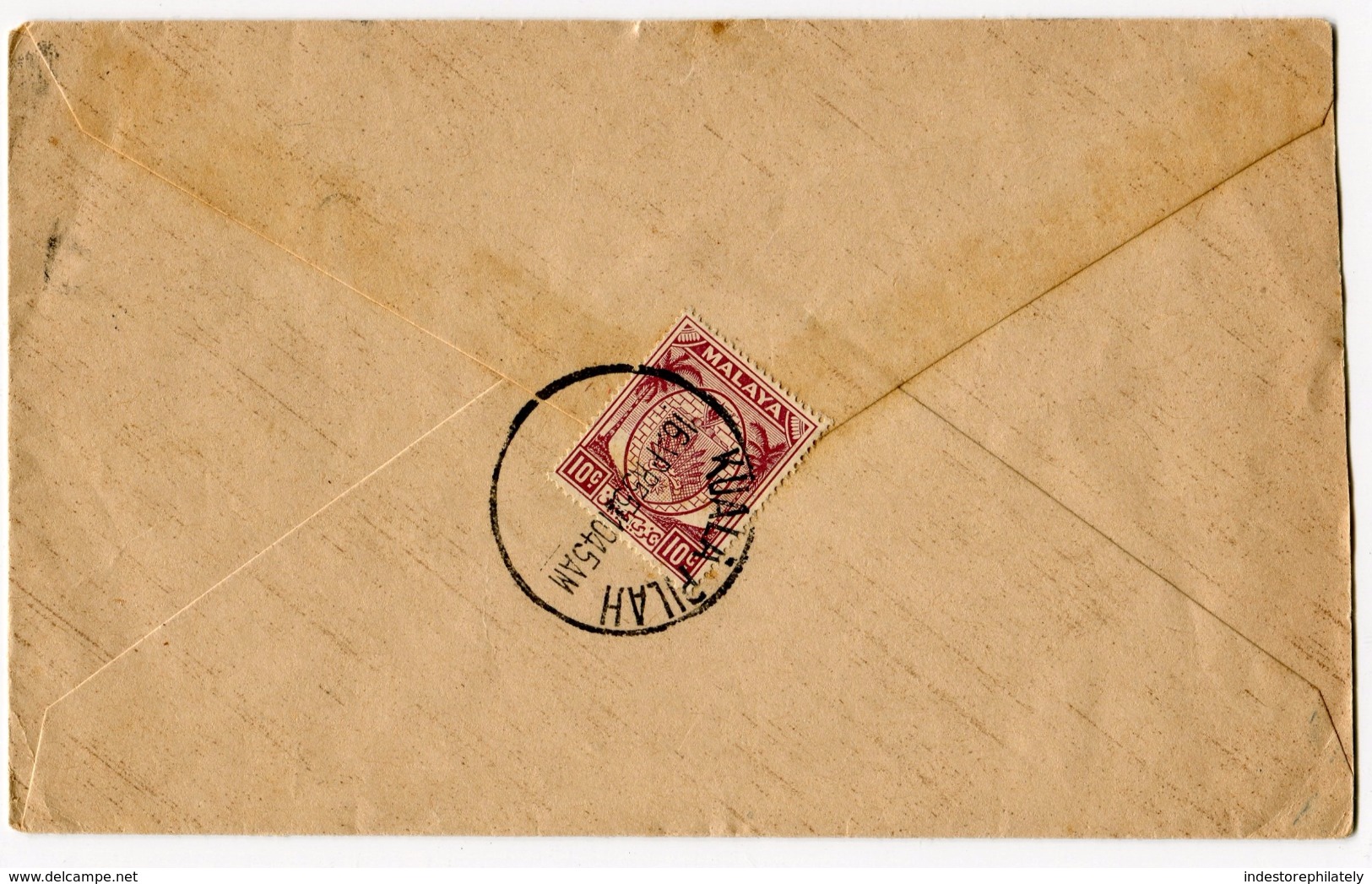 MALAYSIA 2 X 1950s Covers, Kuala Pilah Postmarks, Postal History (M24) - Otros & Sin Clasificación