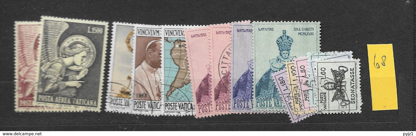 1968 USED Vaticano, Year Complete - Gebraucht