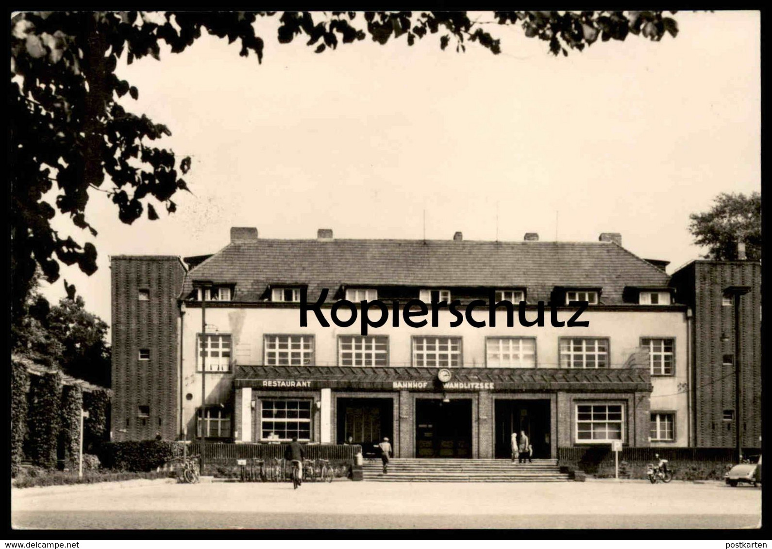 ÄLTERE POSTKARTE WANDLITZSEE BAHNHOF RESTAURANT GEMEINDE WANDLITZ Station Gare Postcard Cpa AK Ansichtskarte - Wandlitz