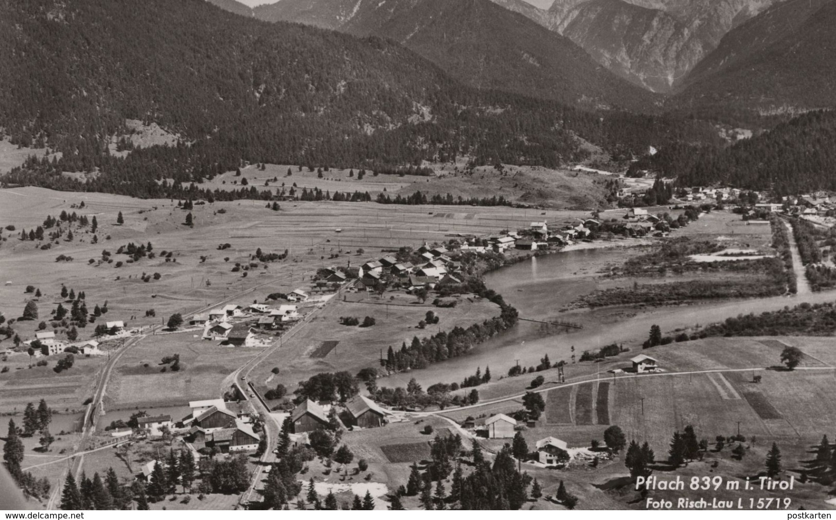 ÄLTERE POSTKARTE PFLACH 839 M IN TIROL PANORAMA TOTALANSICHT Reutte Postcard Cpa AK Ansichtskarte - Reutte