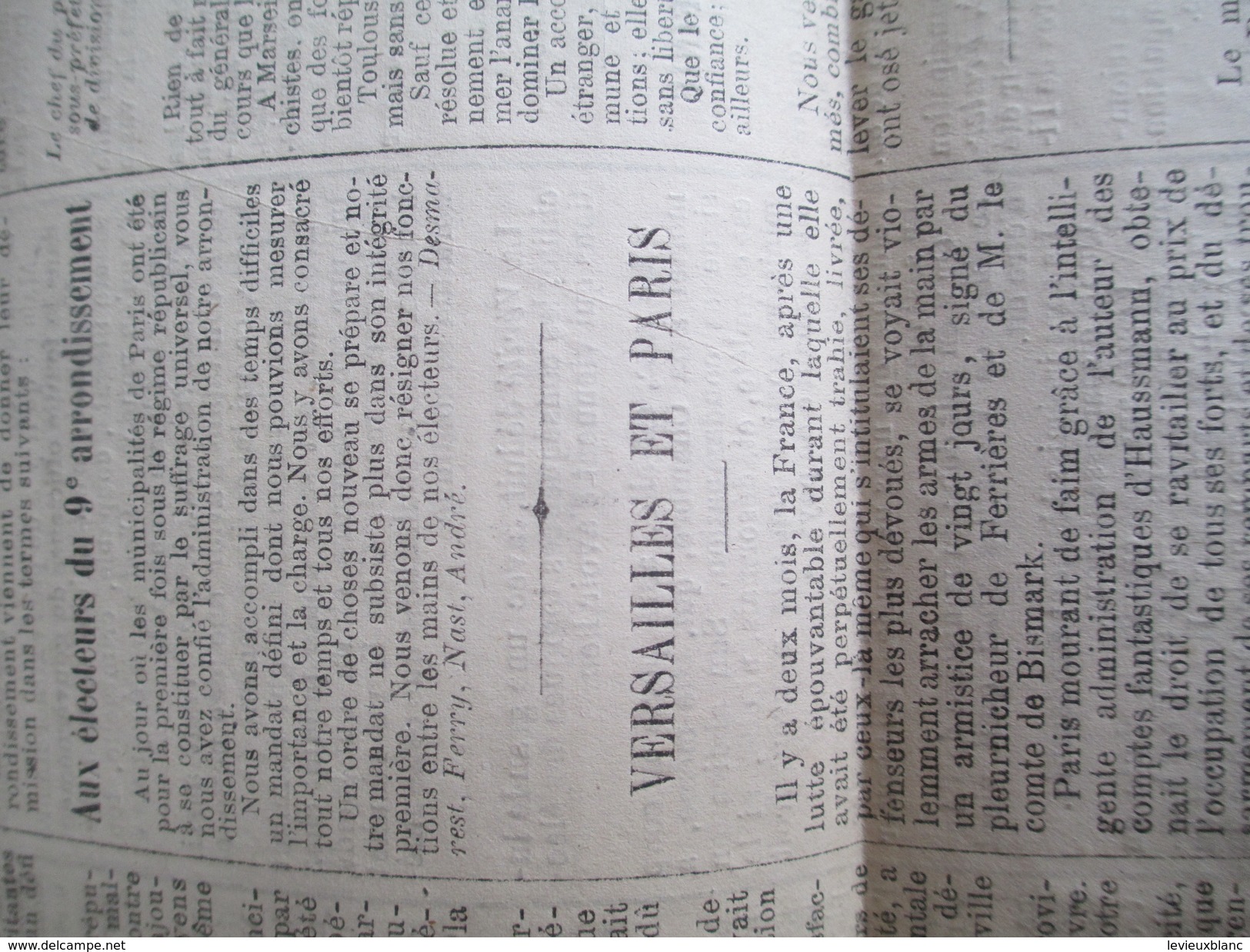 " La Nouvelle République"/29 Mars 1871/ 9 Germinal An 79/ Journal De La Révolution De Paris/Elections/ 1871   VJ119 - 1850 - 1899