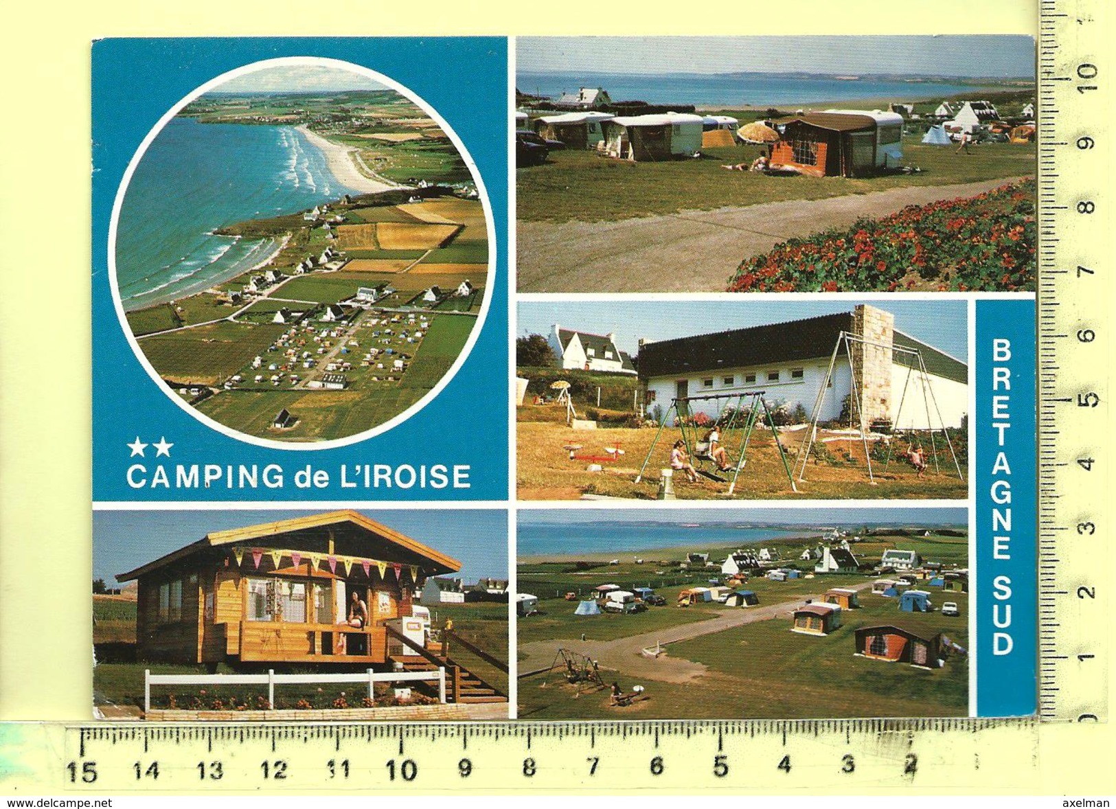 CPM: PLOMODIERN: Camping De L'Iroise, Multivues - Plomodiern