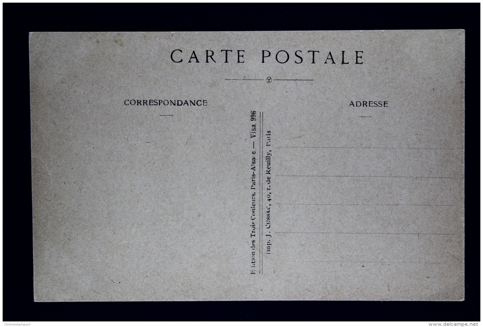 France: Cartes Postale  La Lorraine Est Francaise Les Trois Couleurs - Patriottiche