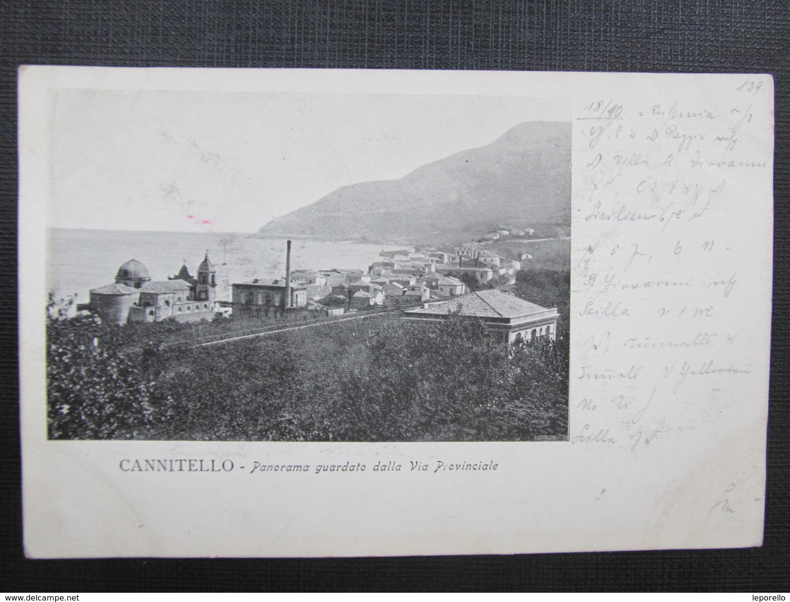 AK VILLA SAN GIOVANNI Cannitello RS Ca.1900// D*23940 - Sonstige & Ohne Zuordnung