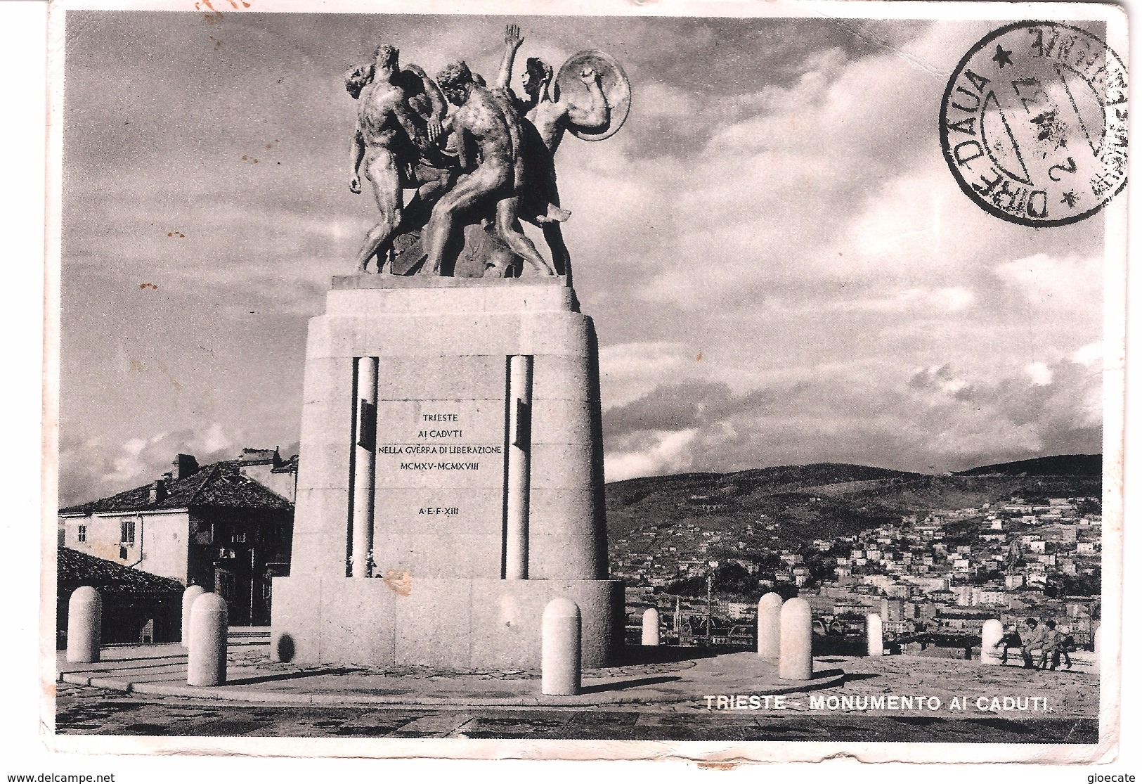 TRIESTE - MONUMENTO AI CADUTI - VIAGGIATA 1937 - (1692) - Trieste
