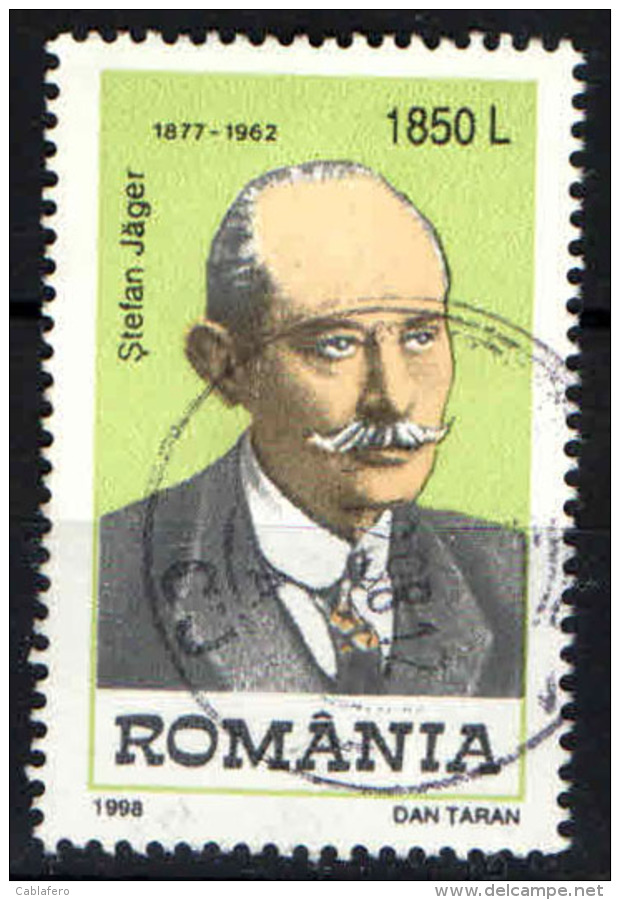 ROMANIA - 1998 - STEFAN JAGER - USATO - Used Stamps