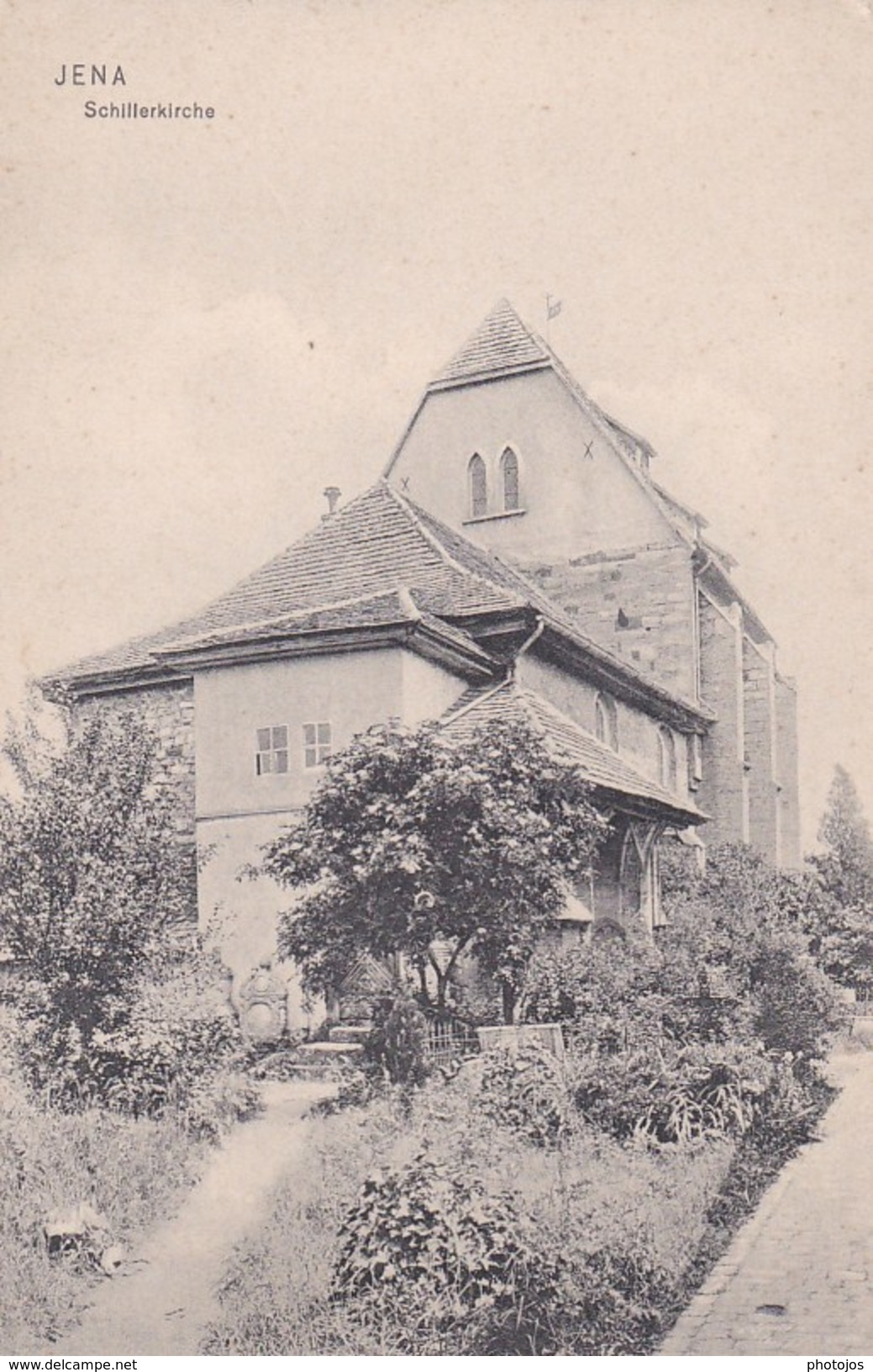 Carte Postale : Jena (Allemagne) Schillerkirche         Ed   Trenkler - Jena