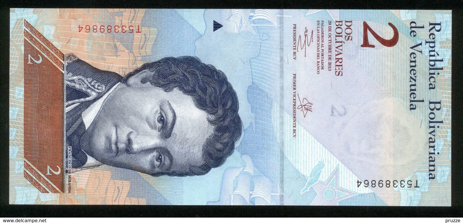 Venezuela 2013, 2 Bolivares T53389864 - Erhaltung II - Venezuela