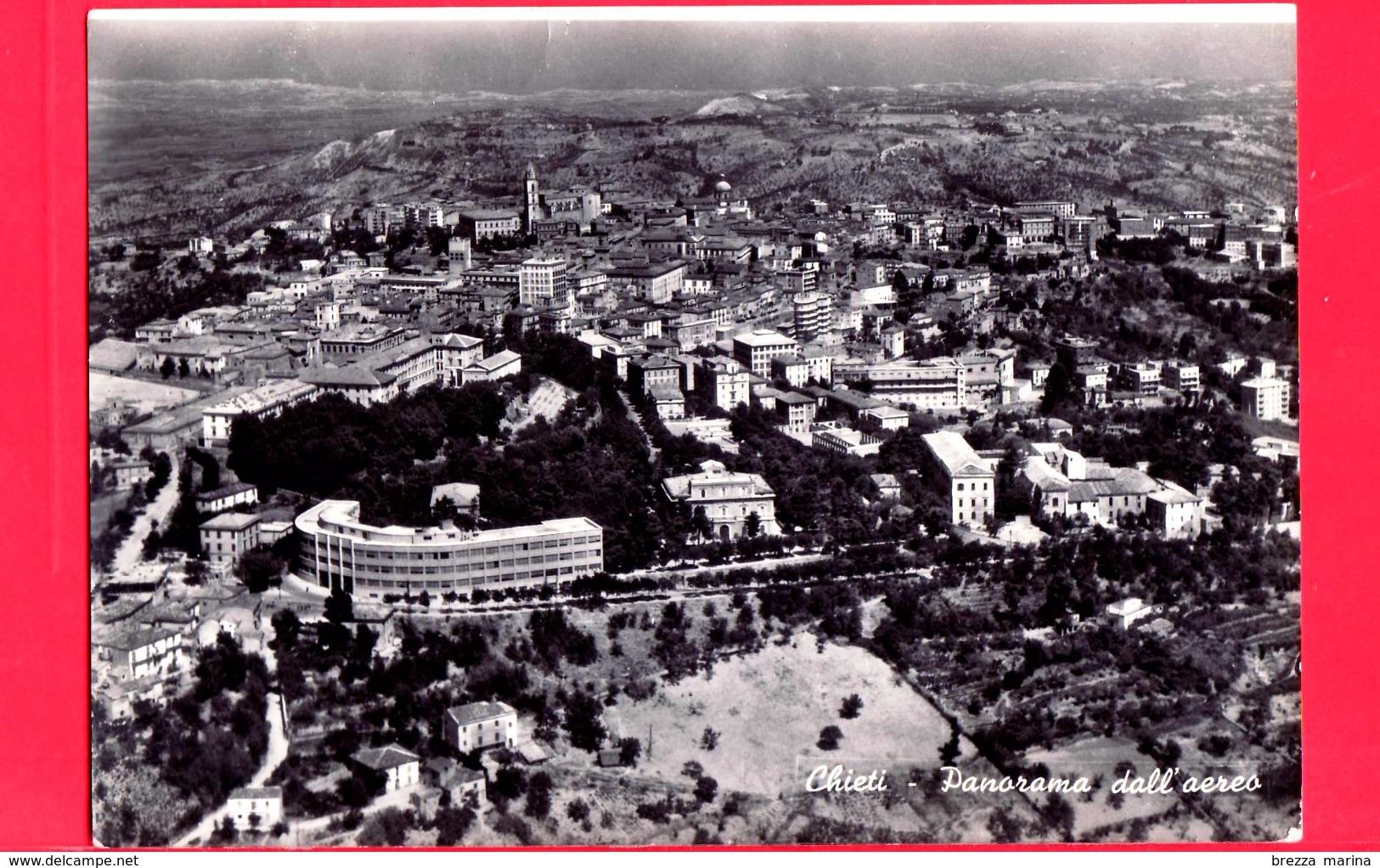 CARTOLINA &ndash; ITALIA - Abruzzo - Chieti - 1960 - Panorama Dall'aereo - Altri & Non Classificati