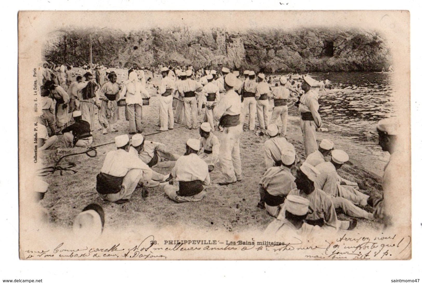 Algérie . SIKIKDA . PHILIPPEVILLE . LES BAINS MILITAIRES - Réf. N°1443 - - Skikda (Philippeville)