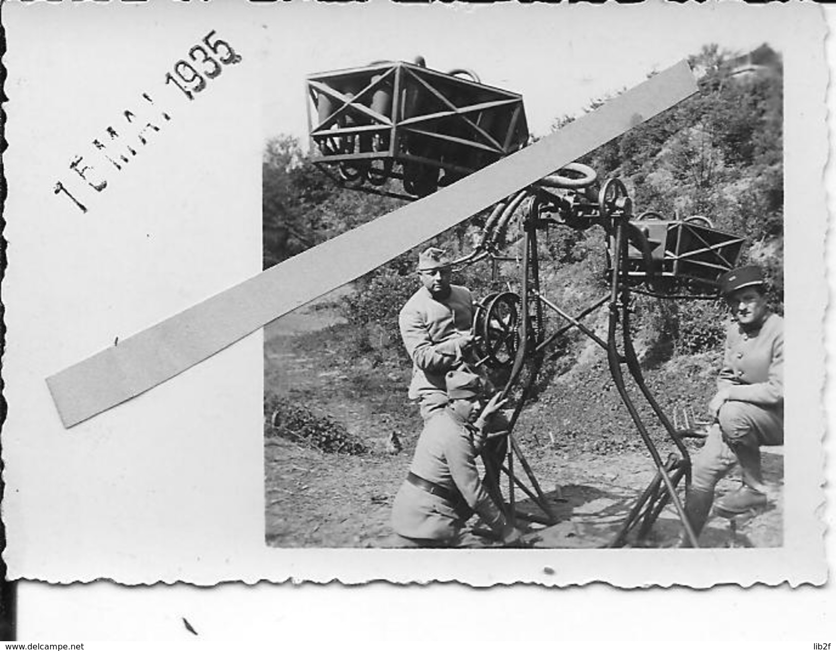 15/05/1935 Défense Aérienne Du Territoire 605ème Rgt.DAT Système D'écoute Radar 1 Photo 1939-1945 Ww2 - War, Military