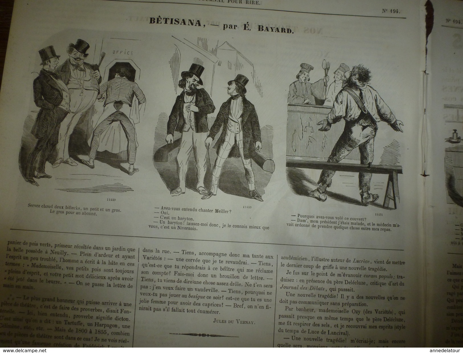 1855 Gravures:LE DEMI-MONDE ,Histoire De La Chaste Suzanne Entre Son Passé-futur Et Prologue Sur Les Fauteuils;BÊTISANA - Ohne Zuordnung