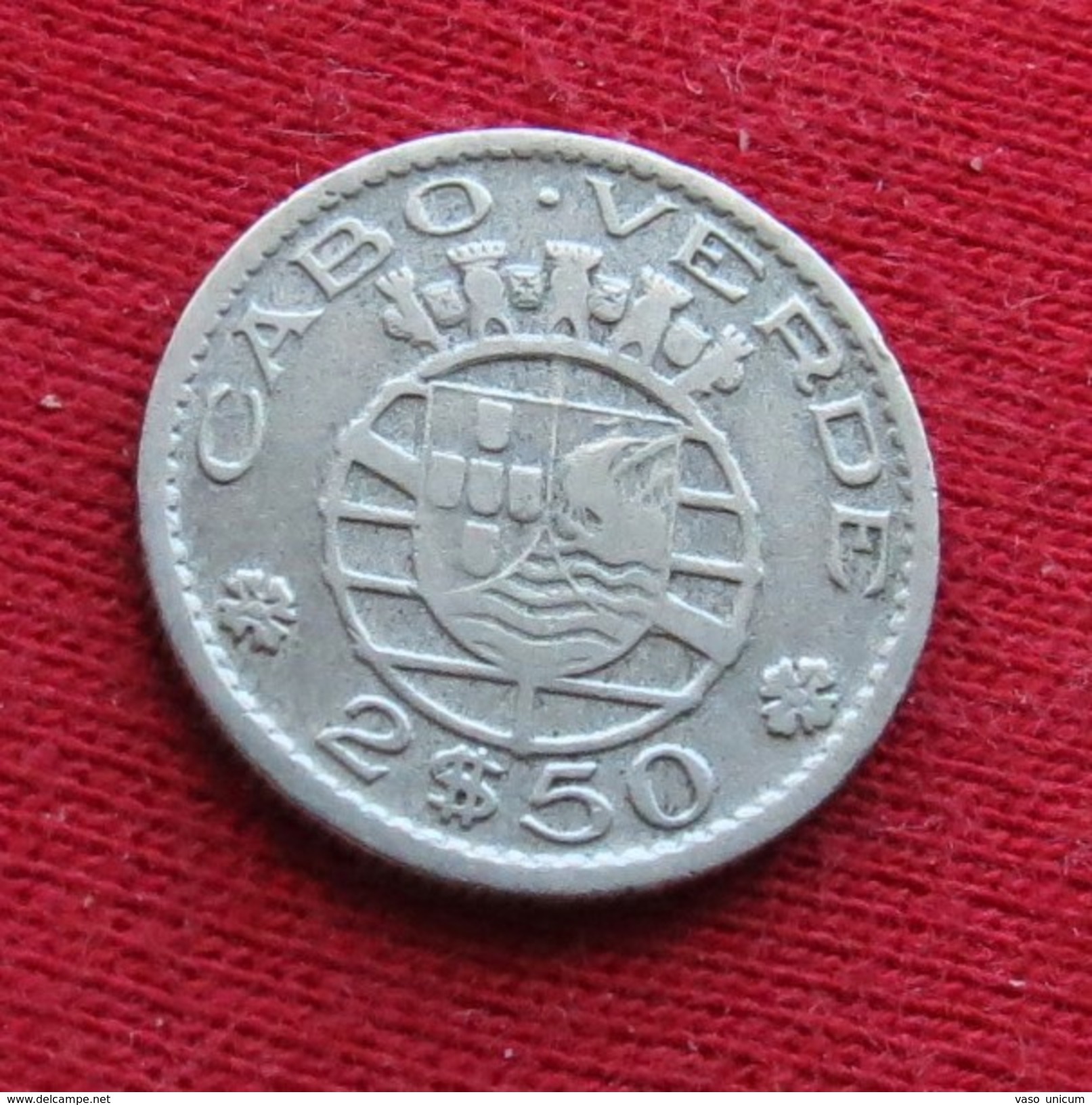 Cape Verde 2.50 Escudo 1953 Cabo Verde - Cap Vert