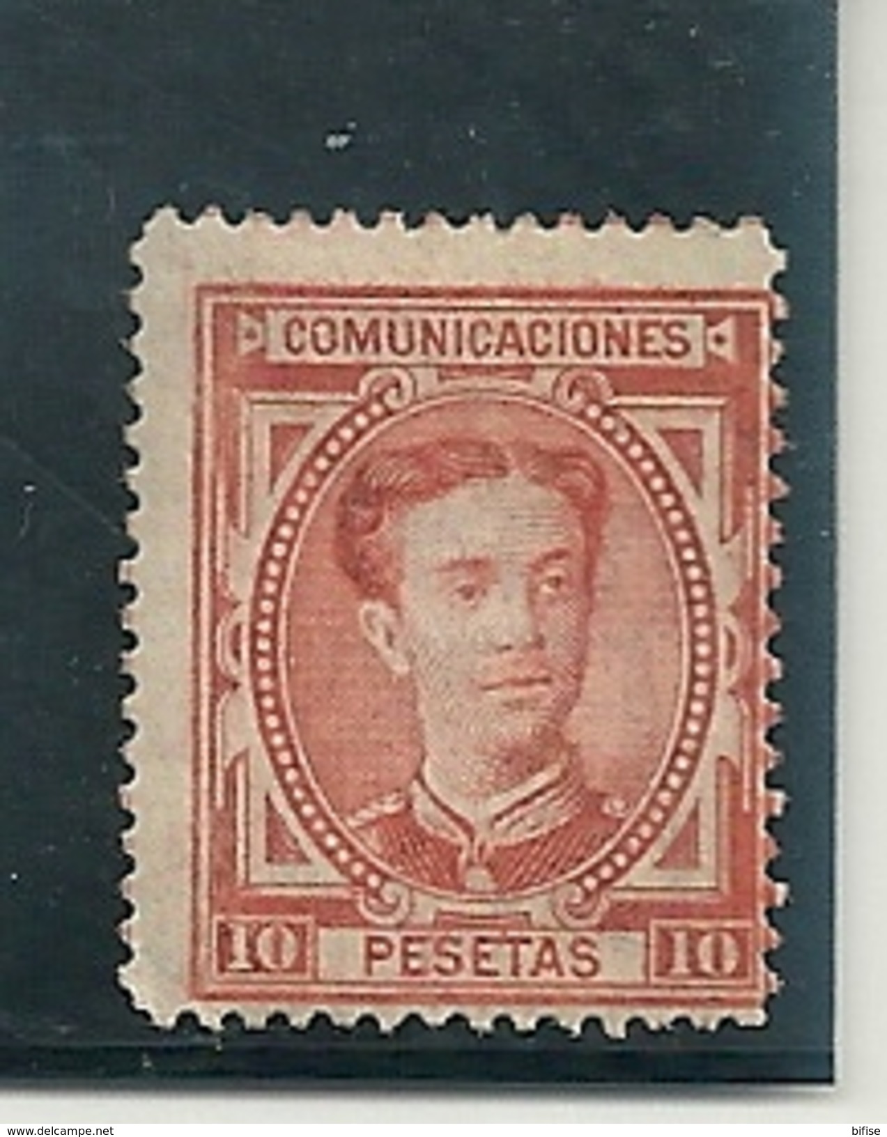 ESPAÑA 1876 - ED 182 * Nuevo Con Señal De Fijasellos - Valor Cat. 198 &euro; - Neufs