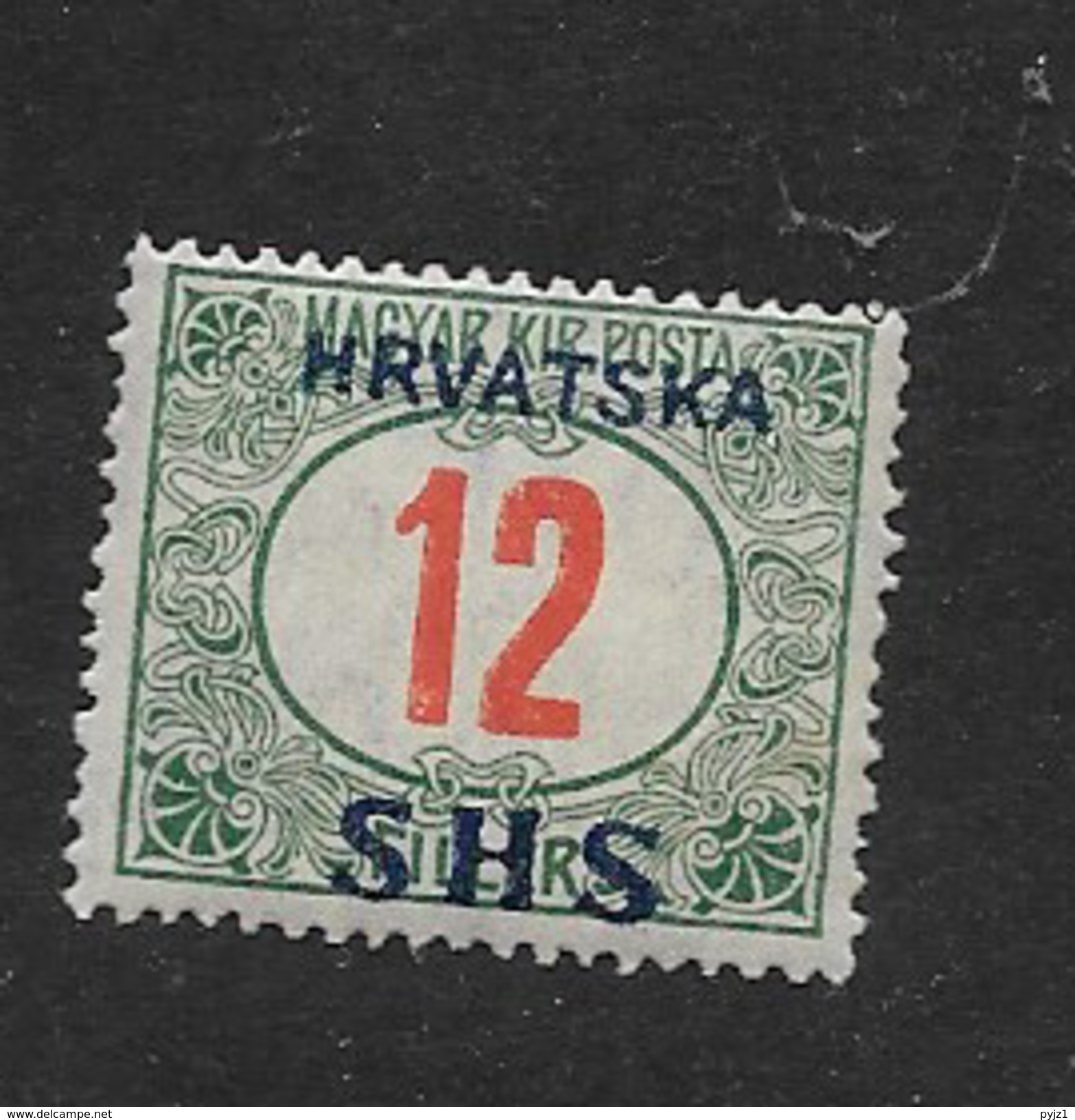 1918 MH Yugoslavia, Old Expertisation Mark - Portomarken