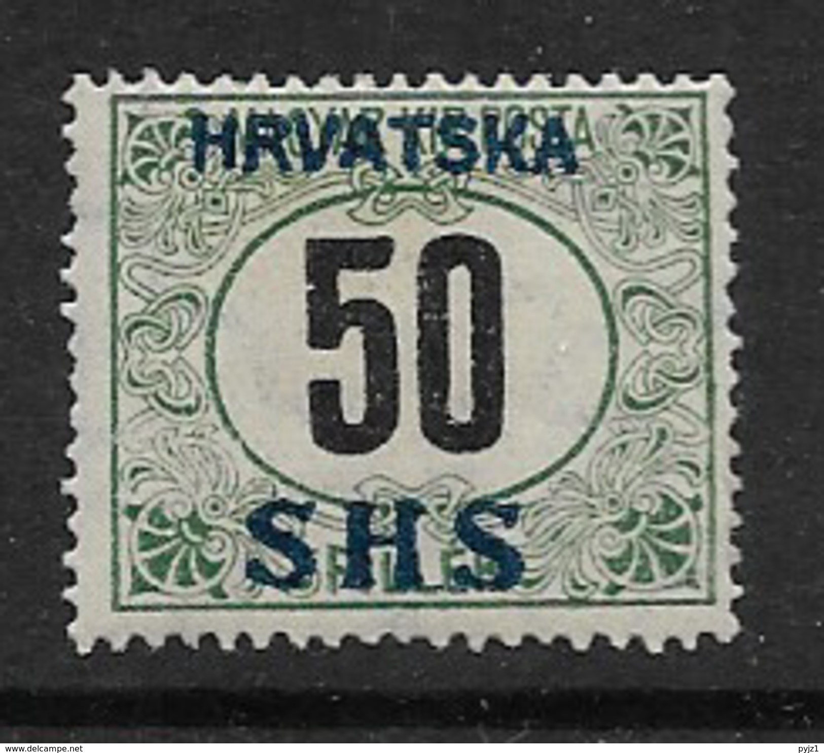 1918 MH Yugoslavia, Old Expertisation Mark - Portomarken