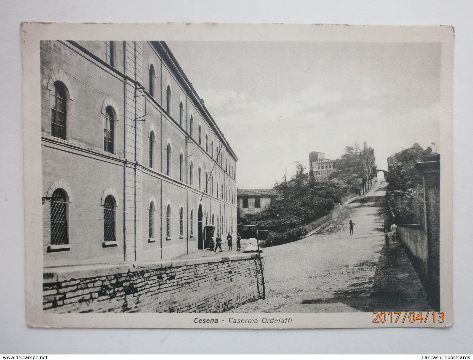 Postcard Cesena Caserma Ordelaffi [ Soldiers At Door ? ] By Fagioli My Ref B21004 - Cesena