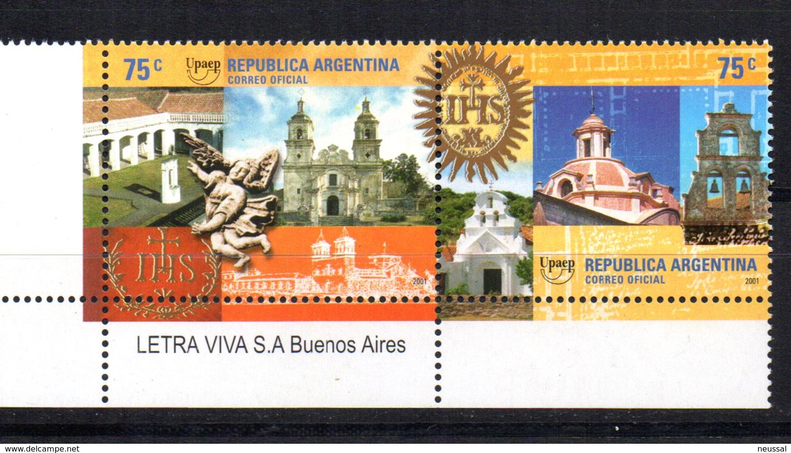 Serie  Nº 2260/1  Upaep Argentina - Unused Stamps