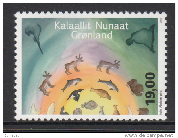 Greenland MNH 2015 19k Animals, Hunters - Greenland Culture - Neufs