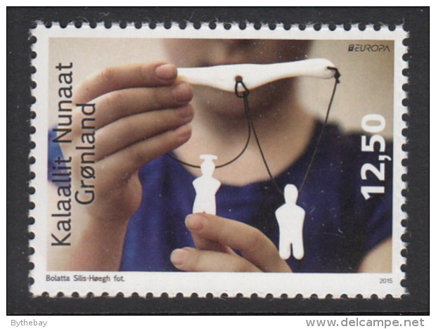 Greenland MNH 2015 12.50k Child Playing With Mobile - Old Toys - EUROPA - Neufs