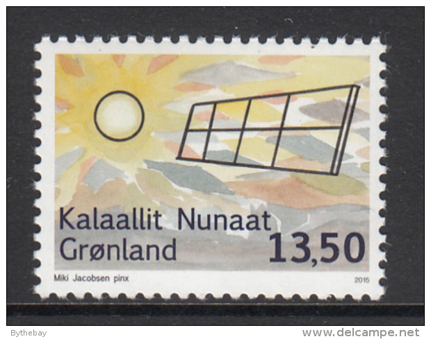 Greenland MNH 2015 13.50k Solar Panel - Renewable Energy In Greenland - Ungebraucht