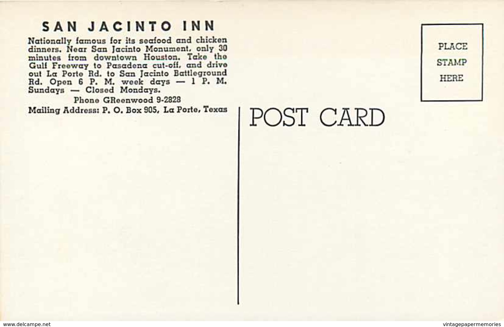 243877-Texas, Houston, San Jacinto Inn - Houston