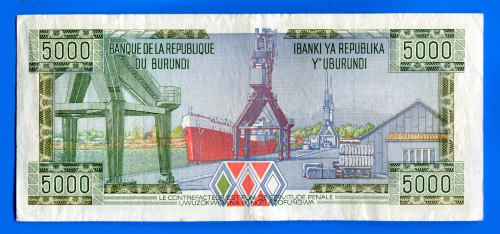 Burundi  5.000  Fr  5/2/1997 - Burundi