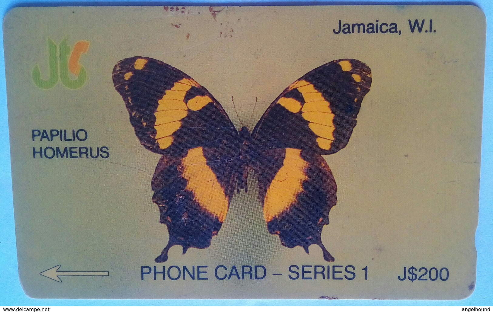 J$200 Butterfly 8JAMD - Jamaica