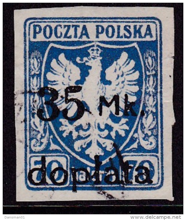 POLAND 1921 Postage Due Fi D36 Used - Portomarken