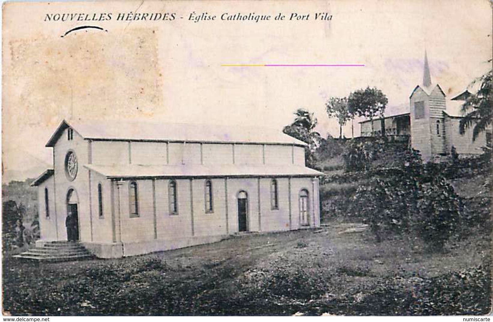 Cpa NOUVELLES HEBRIDES - Eglise Catholique De PORT VILA - Vanuatu