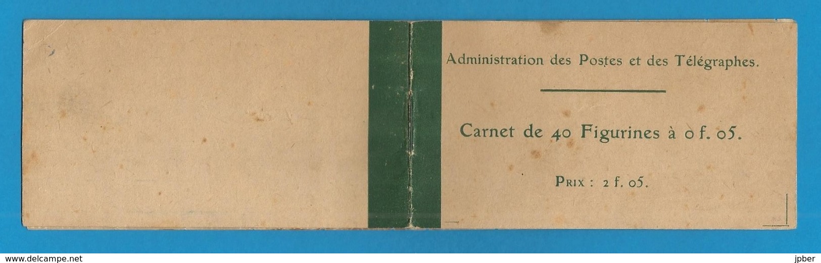 (N338) France - Carnet 111-C1 Type Blanc Carnet Complet De 40 Timbres -  - 4 Scan - Sonstige & Ohne Zuordnung