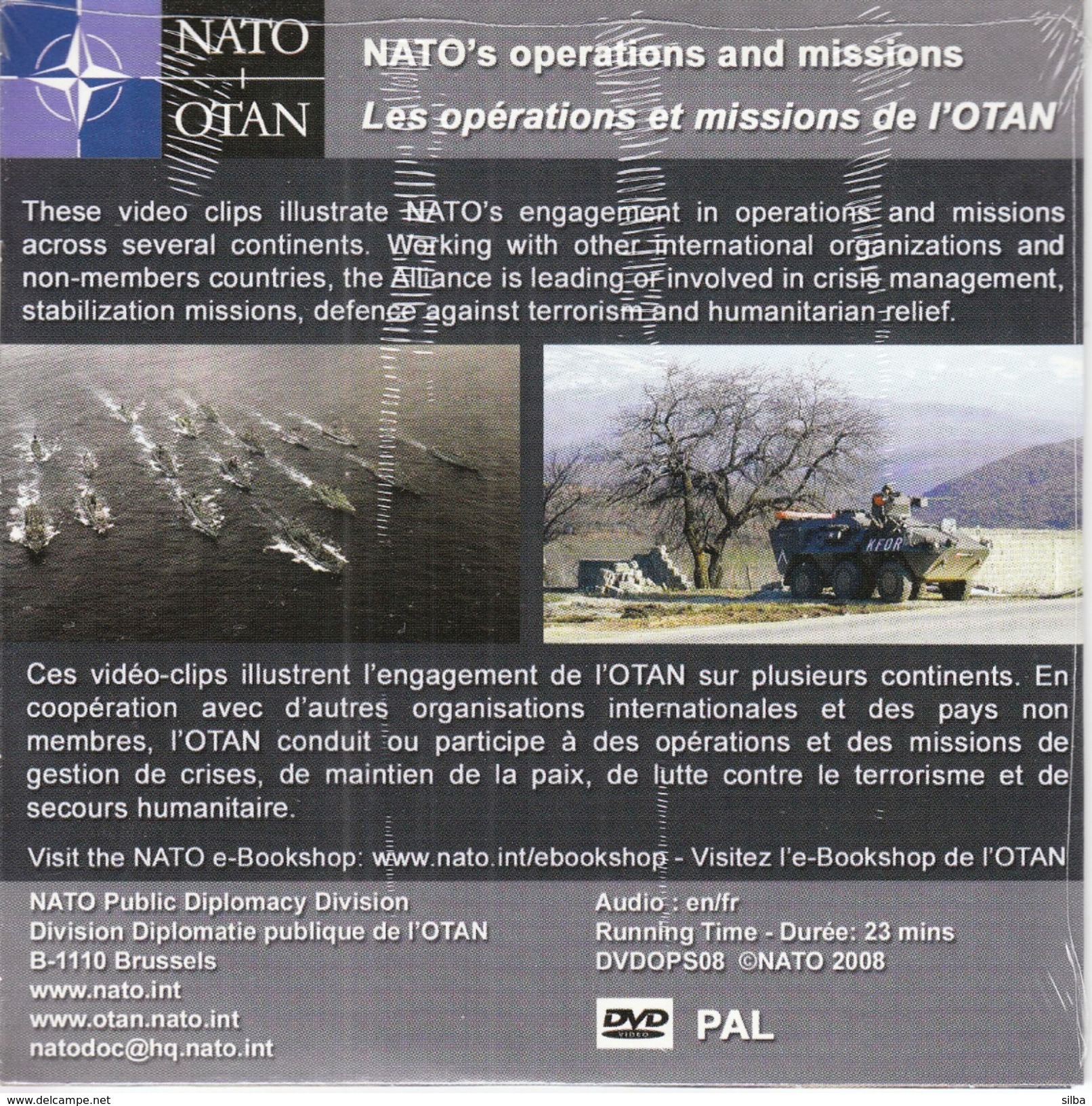 NATO OTAN / 2008 / NATO's Operations And Missions / DVD - Autres & Non Classés