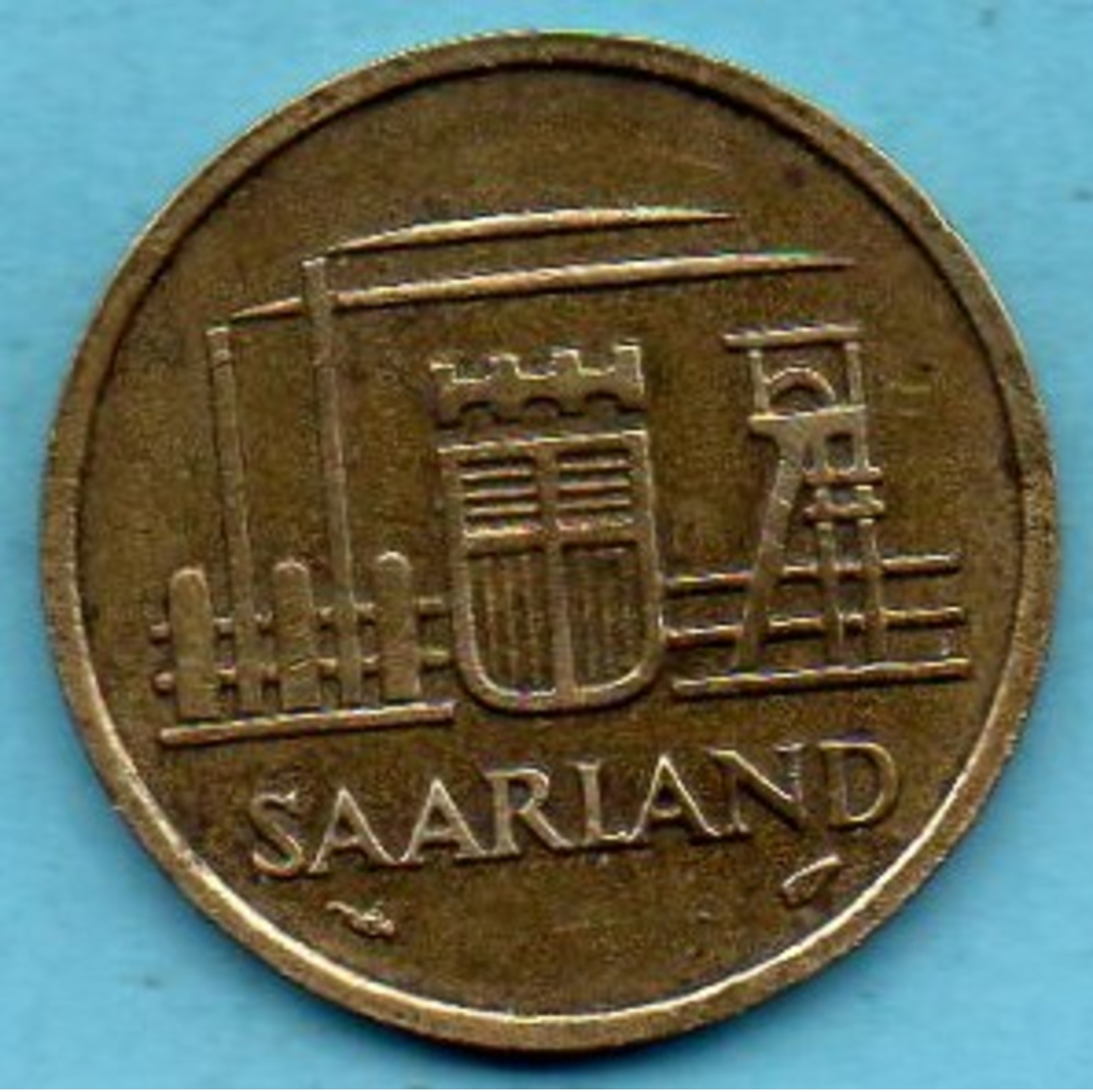 R300/  GERMANY SAARLAND / SARRE  20 Franken 1954 - Autres & Non Classés
