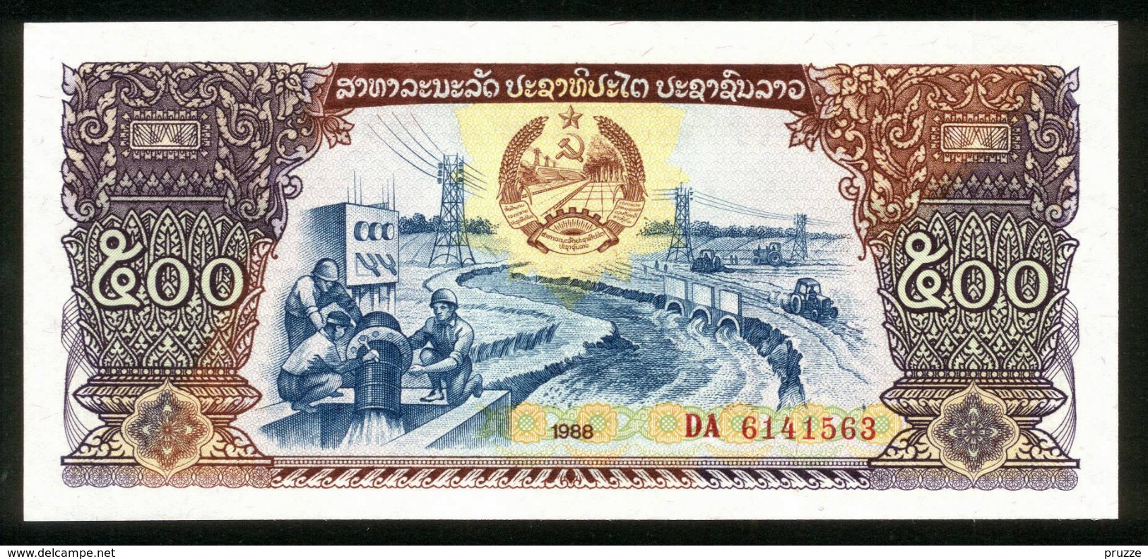 Laos 1988, 500 Kip - UNC - DA6141563 - Laos