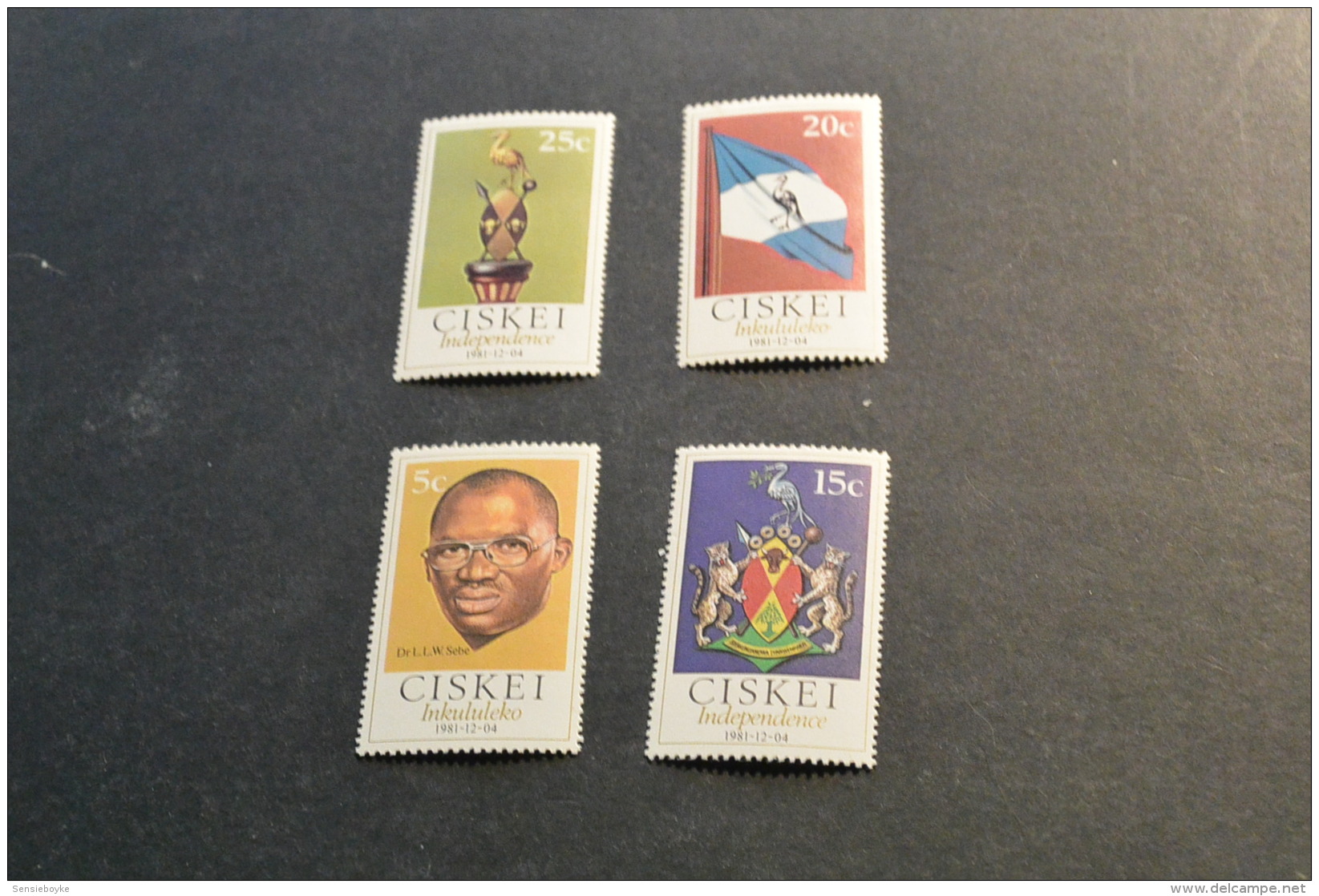 K10841- Set MNH Ciskei 1981- SC. 1-4- Independance - Ciskei