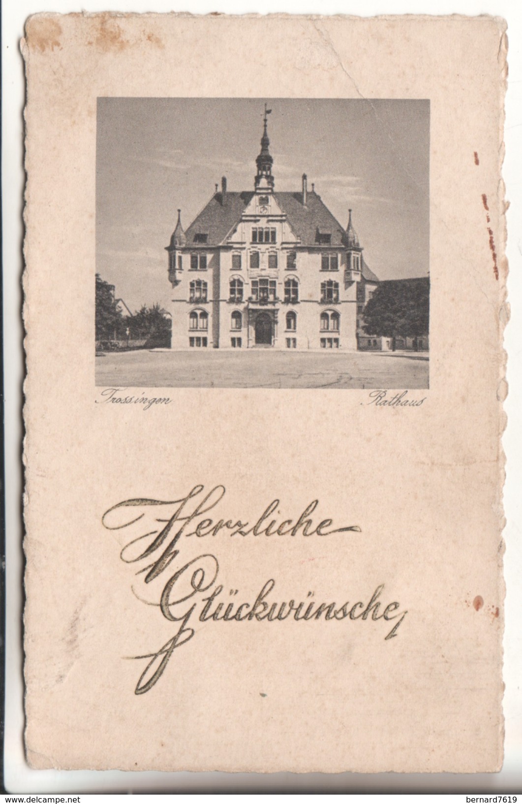 Allemagne  Trossingen  Rathaus  Herzliche Gluckwunsche - Trossingen