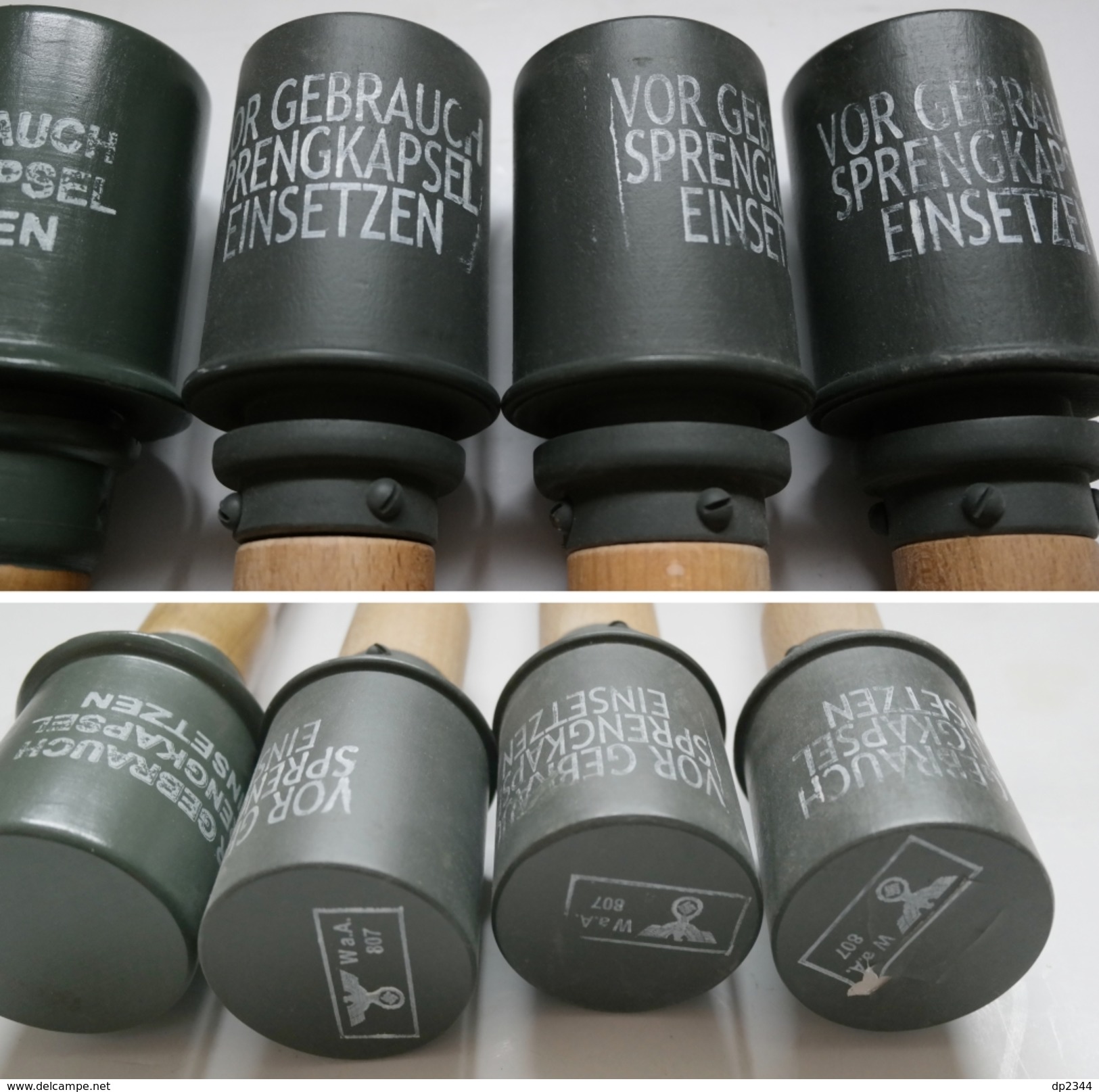 Film Requisiten - Stielhandgranaten - Grenade Allemande - Sammlerwaffen